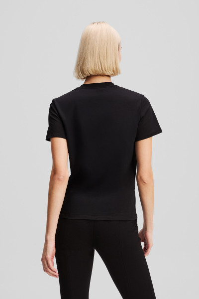 PÓLÓ KARL LAGERFELD ELONGATED LOGO T-SHIRT - Kép 2