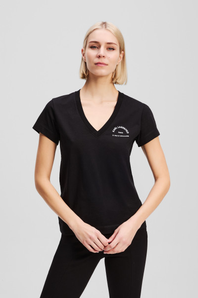 TRIČKO KARL LAGERFELD RSG V-NECK T-SHIRT - Fotografie č. 1