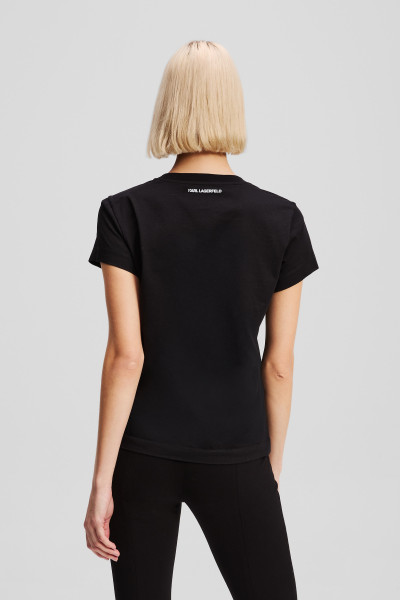 TRIČKO KARL LAGERFELD RSG V-NECK T-SHIRT - Fotografie č. 2