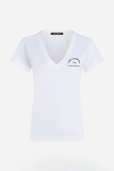 TRIČKO KARL LAGERFELD RSG V-NECK T-SHIRT - Fotografie č. 5