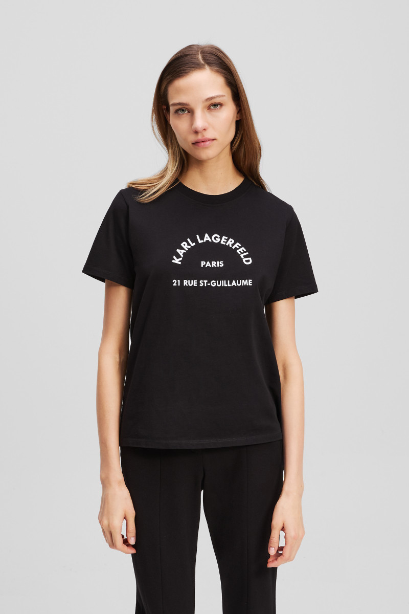 Póló Karl Lagerfeld Rsg T-Shirt Black