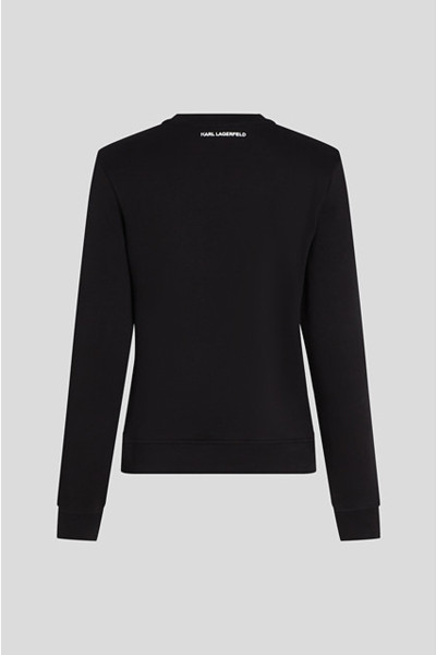 MELEGÍTŐ FELSŐ KARL LAGERFELD KARL ORCHID LOGO SWEATSHIRT - Kép 2