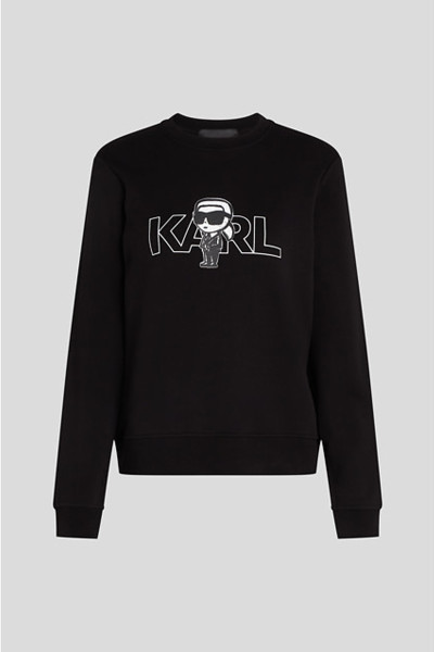MIKINA KARL LAGERFELD IKON SEASONAL SWEATSHIRT - Fotografie č. 1