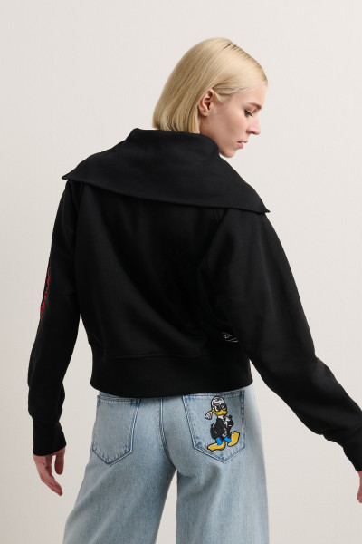 MELEGÍTŐ FELSŐ KARL LAGERFELD KL X DISNEY 1/2 ZIP SWEATSHIRT - Kép 2