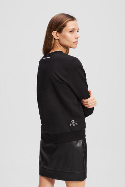 MELEGÍTŐ FELSŐ KARL LAGERFELD KARL SERIES SWEATSHIRT - Kép 3