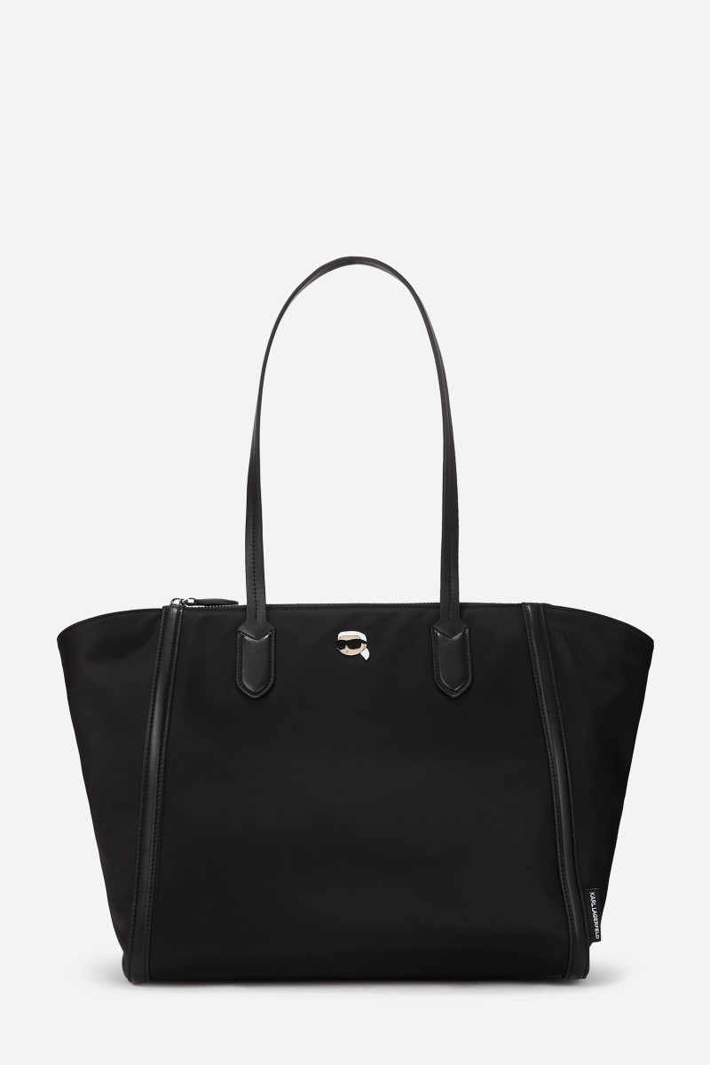 Retikül Karl Lagerfeld Ikon Nylon E/W Tote Black