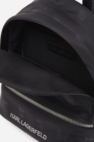 BATOH KARL LAGERFELD IKON NYLON AOP SM BACKPACK - Fotografie č. 3
