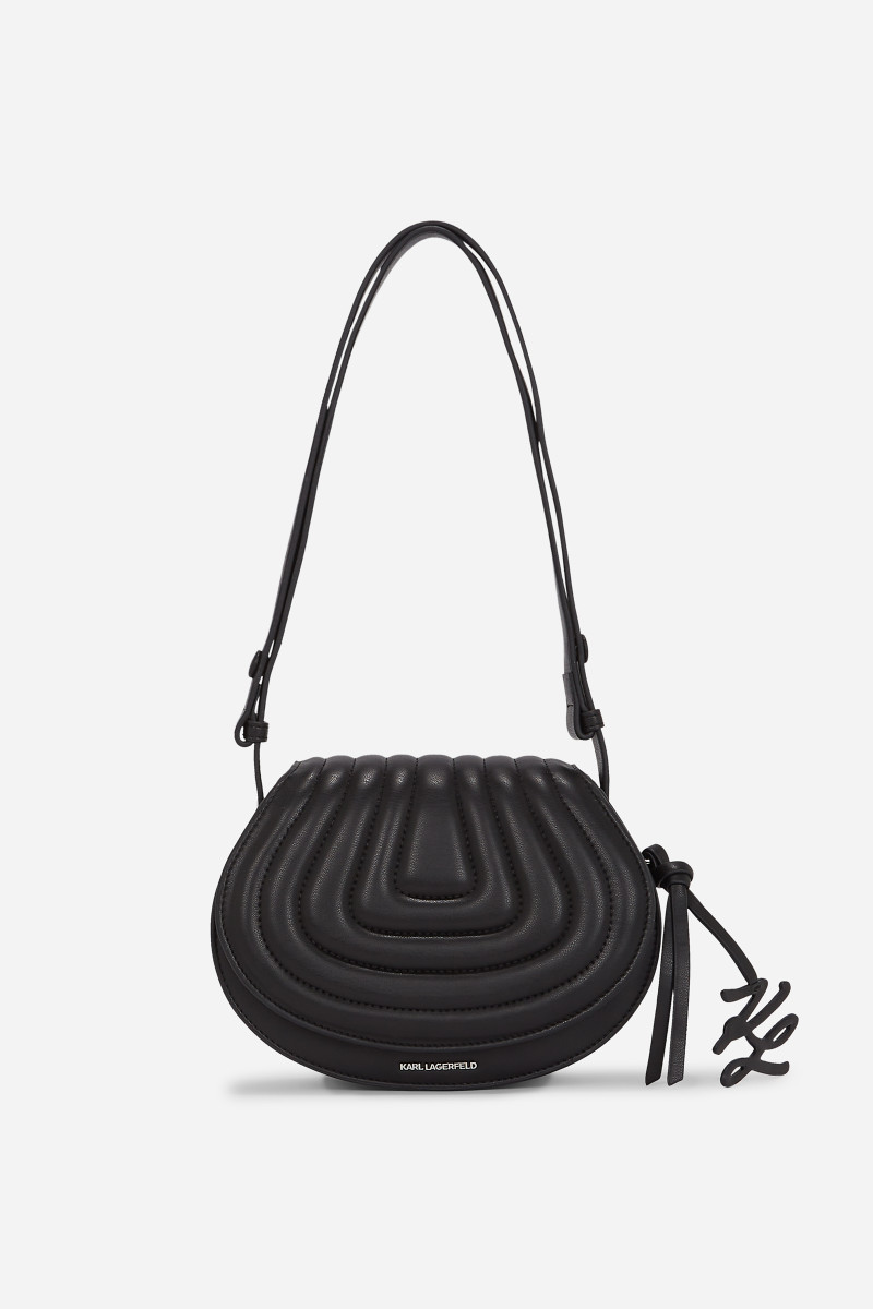 Retikül Karl Lagerfeld K/Wellen Saddle Cb Black