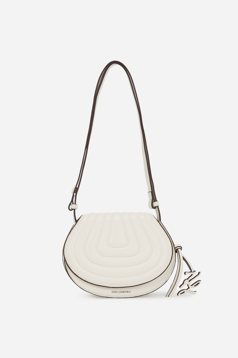 Kabelka Karl Lagerfeld K/Wellen Saddle Cb Off White