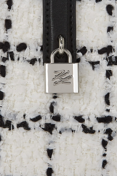 KABELKA KARL LAGERFELD K/AUTOGRAPH PADLOCK MN T BOU - Fotografie č. 4