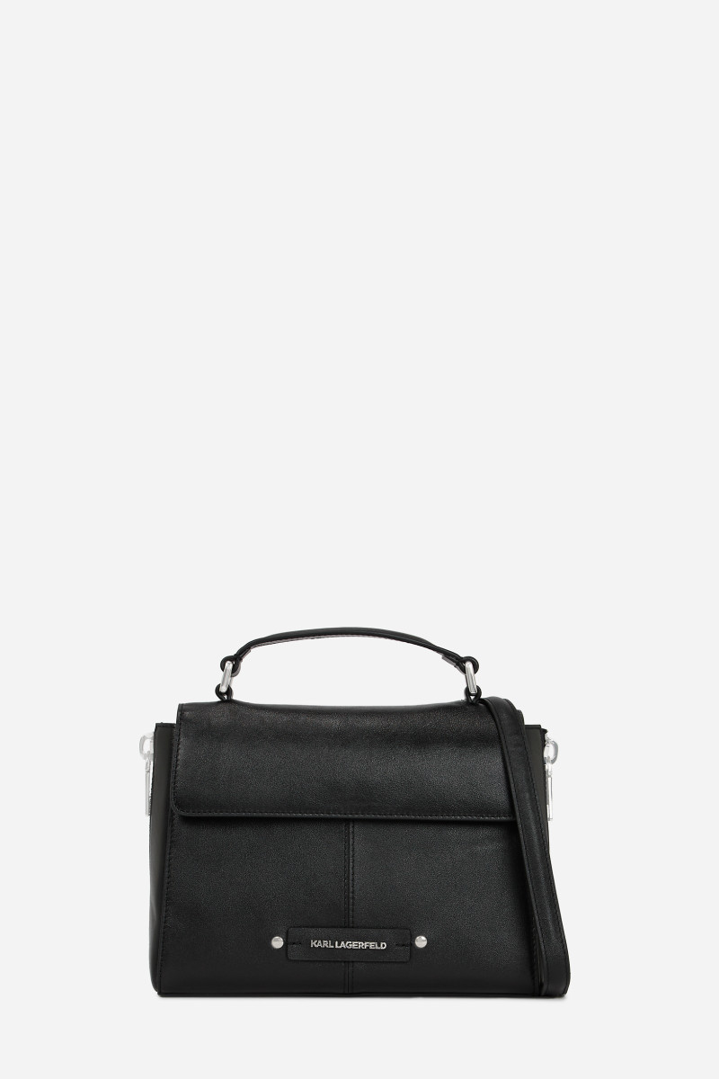 Levně Kabelka karl lagerfeld k/hardware sm top handle black-nickel
