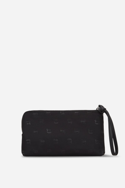 PÚZDRO KARL LAGERFELD IKON NYLON AOP WRIST POUCH - Fotografia č. 2
