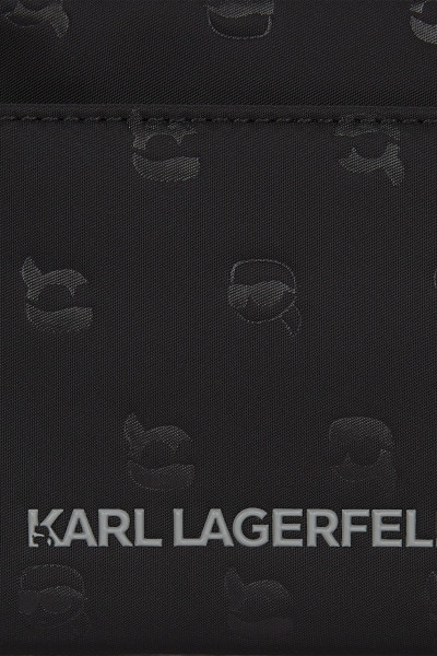 PÚZDRO KARL LAGERFELD IKON NYLON AOP WRIST POUCH - Fotografia č. 4