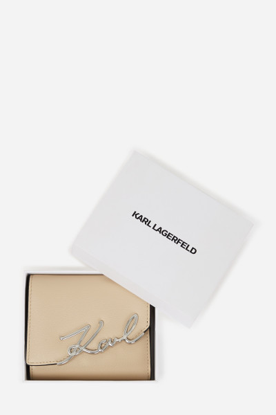 PENĚŽENKA KARL LAGERFELD K.SIGNATURE SM TRIFOLD WALLET - Fotografie č. 4