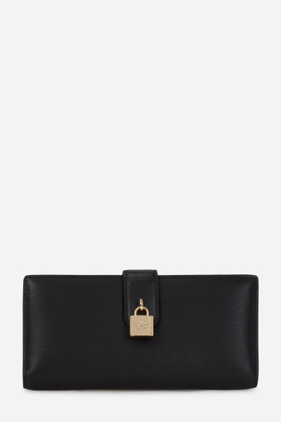 PÉNZTÁRCA KARL LAGERFELD K/AUTOGRAPH PADLOCK CONT WALLE - Kép 1