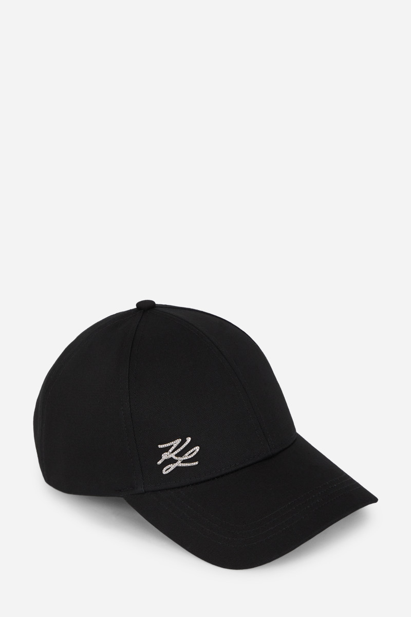 SAPKA KARL LAGERFELD K/AUTOGRAPH PIN CAP BLACK