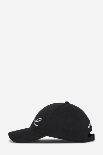 SAPKA KARL LAGERFELD K/SIGNATURE STUDS CAP - Kép 5