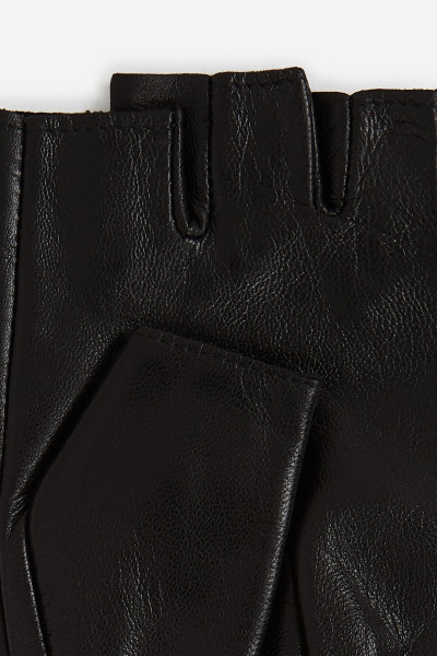 KESZTYŰ KARL LAGERFELD K/AUTOGRAPH PADLOCK FL GLOVE - Kép 4
