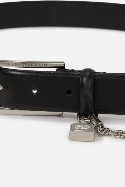 ÖV KARL LAGERFELD K/AUTOGRAPH PADLOCK H3 BELT - Kép 4