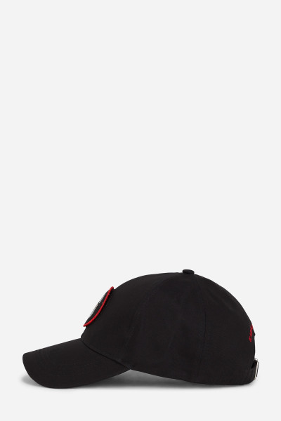 KŠILTOVKA KARL LAGERFELD IKON RHNSTN PATCH CAP - Fotografie č. 4