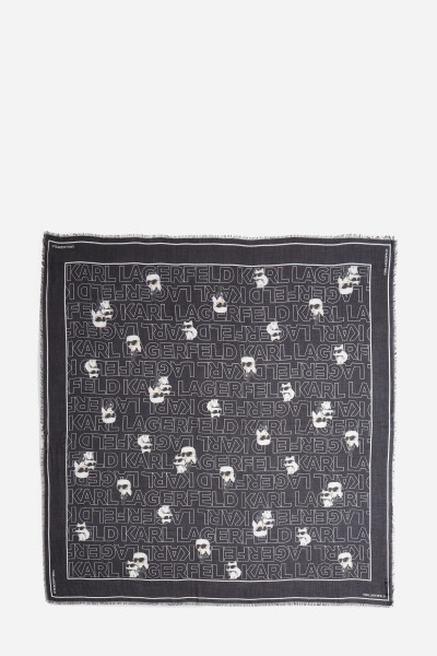 ŠÁTEK KARL LAGERFELD IKON MODAL SCARF - Fotografie č. 2