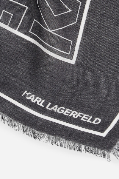 ŠÁTEK KARL LAGERFELD IKON MODAL SCARF - Fotografie č. 4