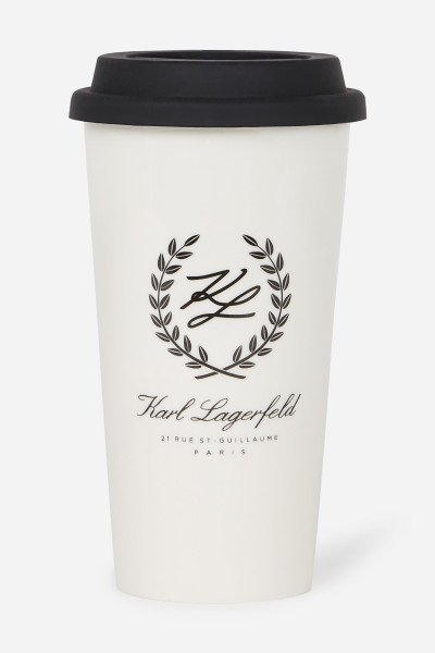 CSÉSZE KARL LAGERFELD HOTEL KARL CERAMIC TRAVEL MUG - Kép 1