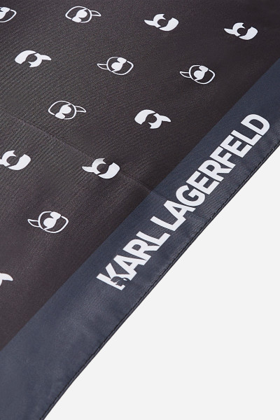 DEŠTNÍK KARL LAGERFELD IKON AOP SMALL UMBRELLA - Fotografie č. 3