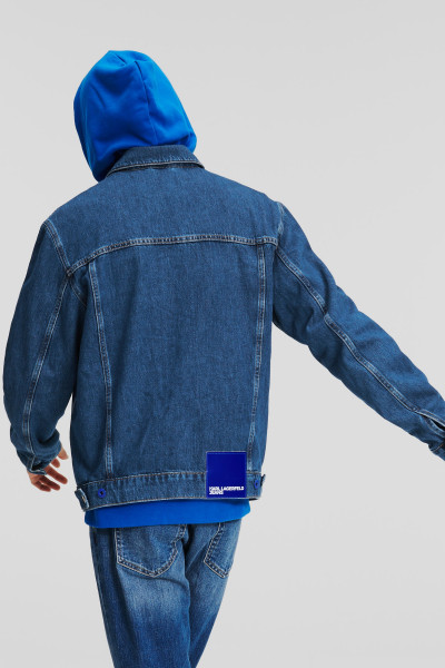 BUNDA KARL LAGERFELD JEANS KLJ REGULAR DENIM JACKET - Fotografia č. 3