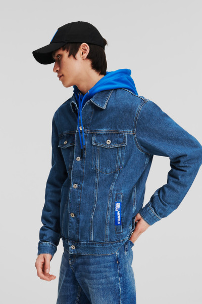 BUNDA KARL LAGERFELD JEANS KLJ REGULAR DENIM JACKET - Fotografia č. 4