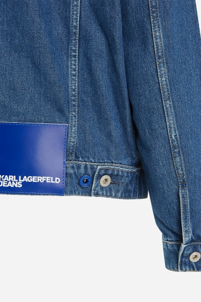 BUNDA KARL LAGERFELD JEANS KLJ REGULAR DENIM JACKET - Fotografia č. 8