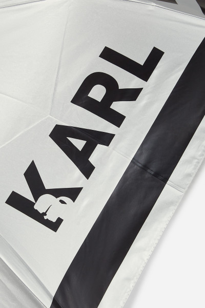 DEŠTNÍK KARL LAGERFELD JEANS KLJ LOGO UMBRELLA - Fotografie č. 3
