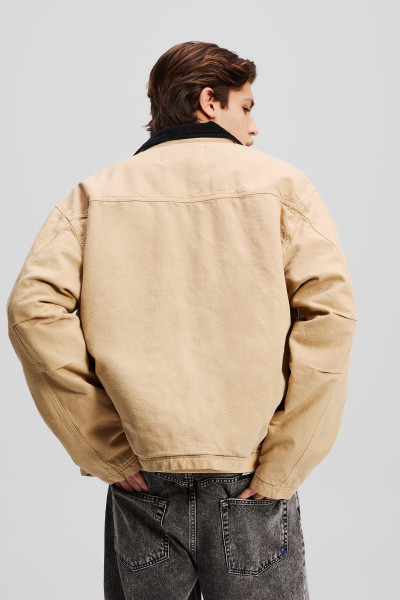 BUNDA KARL LAGERFELD JEANS KLJ WORKWEAR CANVAS JACKET - Fotografia č. 2