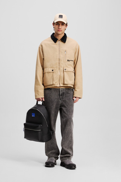 BUNDA KARL LAGERFELD JEANS KLJ WORKWEAR CANVAS JACKET - Fotografia č. 4