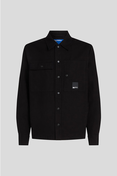 BUNDA KARL LAGERFELD JEANS KLJ CANVAS OVERSHIRT JACKET - Fotografia č. 1