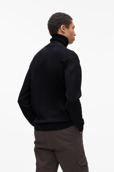 PULÓVER KARL LAGERFELD JEANS KLJ REGULAR ROLL-NECK SWEATER - Kép 2