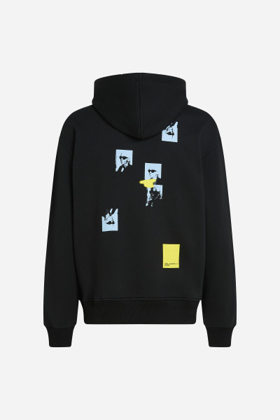 MELEGÍTŐ FELSŐ KARL LAGERFELD JEANS KLJ RELAX REPEATED KARL HOODIE - Kép 6