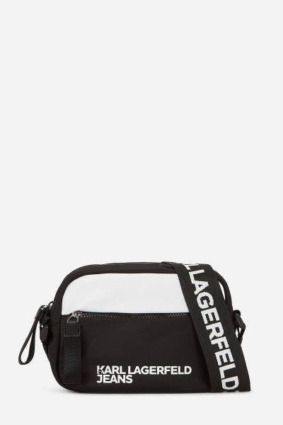 CROSSBODY KARL LAGERFELD JEANS KLJ ESSENTIAL NYLON CB B/W - Fotografie č. 1