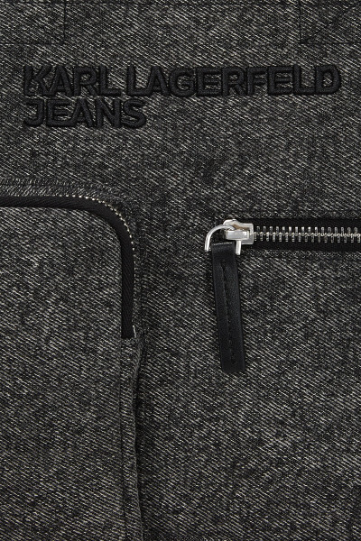 TÁSKA KARL LAGERFELD JEANS KLJ WASHED UTILITY MESSENGER - Kép 4
