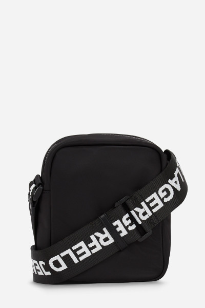 CROSSBODY KARL LAGERFELD JEANS KLJ ESSENTIAL NYLON NS CB B/W - Fotografia č. 2