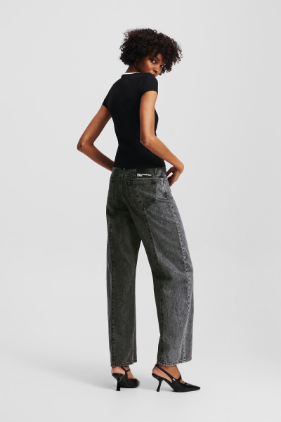 FARMER KARL LAGERFELD JEANS KLJ MR RELAXED BLOCKED DENIM - Kép 3
