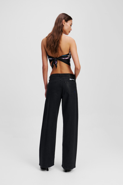 FARMER KARL LAGERFELD JEANS KLJ MR RELAXED COATED DENIM - Kép 3