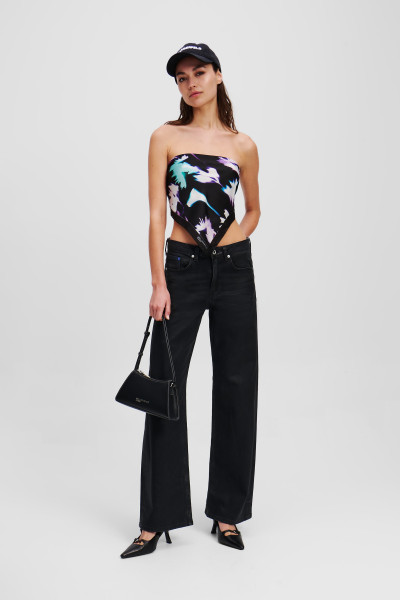 FARMER KARL LAGERFELD JEANS KLJ MR RELAXED COATED DENIM - Kép 2