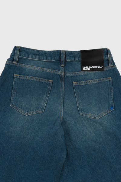 DŽÍNY KARL LAGERFELD JEANS KLJ LR WIDE LEG DENIM - Fotografie č. 4