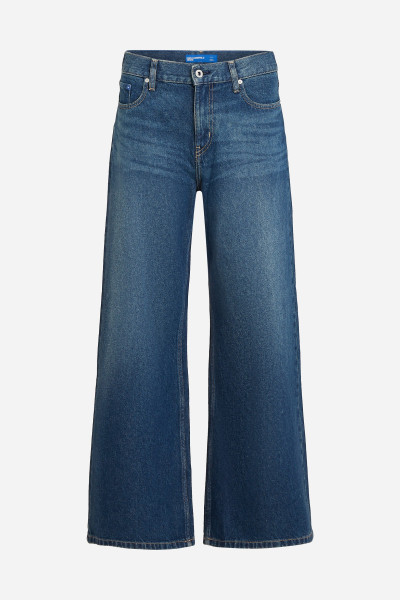 DŽÍNY KARL LAGERFELD JEANS KLJ LR WIDE LEG DENIM - Fotografie č. 3
