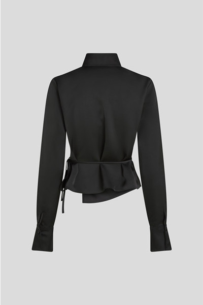 HALENKA KARL LAGERFELD JEANS KLJ SATIN BLOUSE - Fotografie č. 2