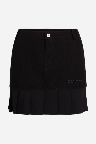 SUKNĚ KARL LAGERFELD JEANS KLJ PLEATED MINI SKIRT - Fotografie č. 5