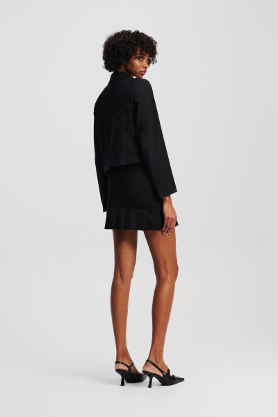 SUKNĚ KARL LAGERFELD JEANS KLJ PLEATED MINI SKIRT - Fotografie č. 3