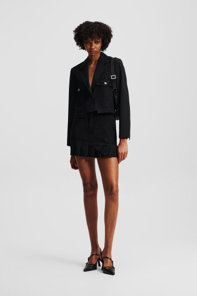 SUKNĚ KARL LAGERFELD JEANS KLJ PLEATED MINI SKIRT - Fotografie č. 2
