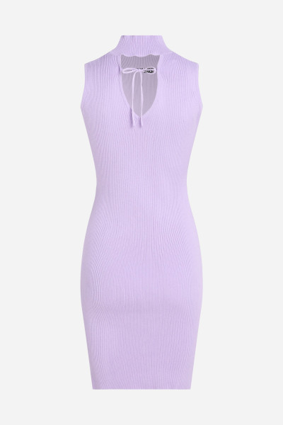 RUHA KARL LAGERFELD JEANS KLJ SLESS MOCK NECK KNIT DRESS - Kép 6